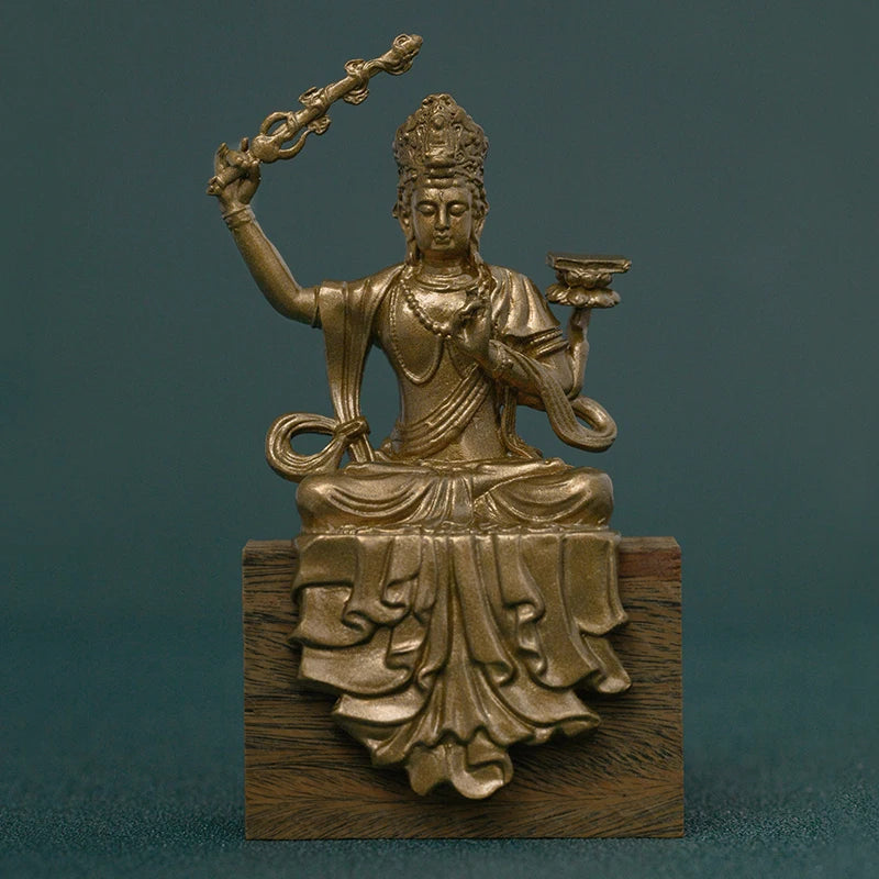 SIMPLE PRACTICE Manjushri Mini Buddha Statue - Study & Focus Enhancement