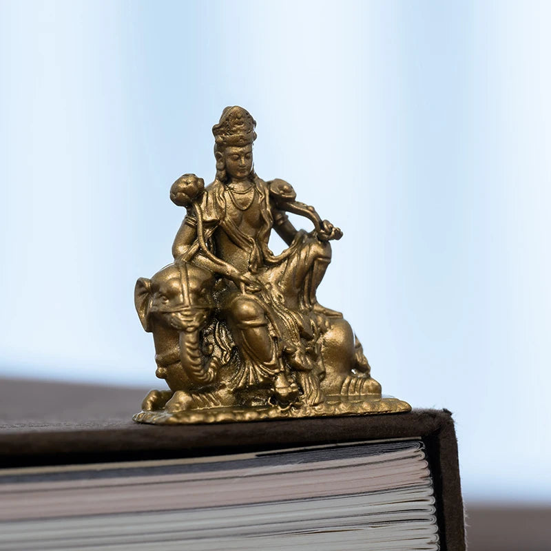 SIMPLE PRACTICE Samantabhadra Buddha on Elephant, Home & Altar Decor